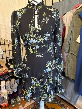 Yumi Kim Jenna Dress with Blue and Green Floral Print
